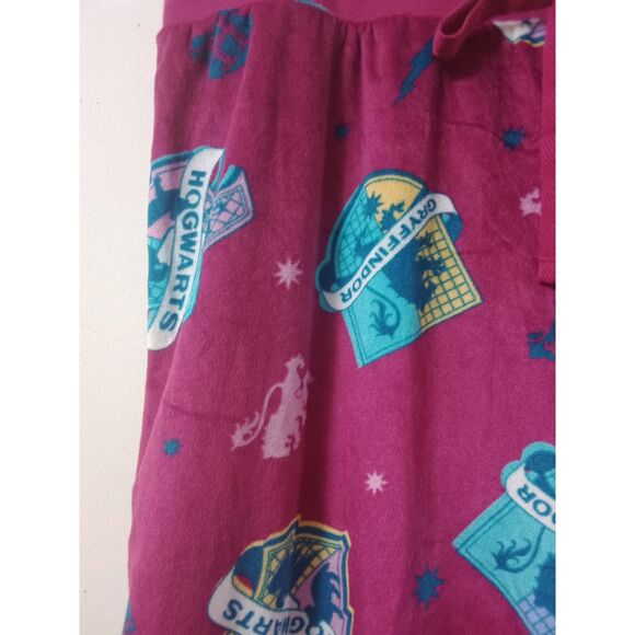 Harry Potter Hogwarts Gryffindor Pink Pajama Pants Size XXLarge - Picture 3 of 7